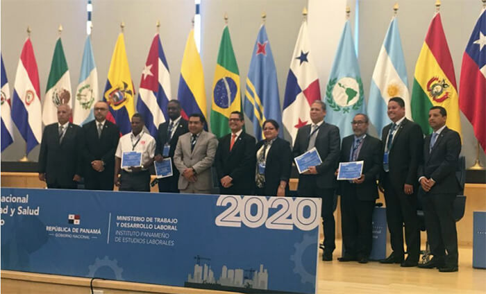 ministra-trabajo-nicaragua-foro-internacional-de-seguridad-y-salud-panama